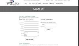 
							         West USA Realty Sign-Up								  
							    