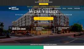
							         West Village | Luxury Pet-Friendly Apartments in Raleigh-Durham NC ...								  
							    