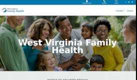 
							         West Virginia Family Health								  
							    
