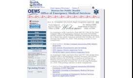
							         West Virginia Office of Emergency Medical Services								  
							    