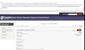
							         West Windsor-Plainsboro Regional School District - Frontline ...								  
							    