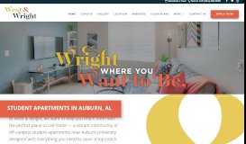 
							         West & Wright | Student Apartments in Auburn, AL Near AU								  
							    