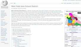 
							         West York Area School District - Wikipedia								  
							    