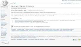 
							         Westbury Street Holdings - Wikipedia								  
							    