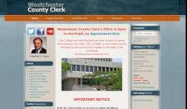 
							         Westchester County Clerk								  
							    
