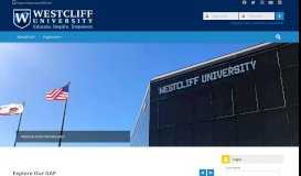 
							         Westcliff GAP (Global Academic Portal)								  
							    