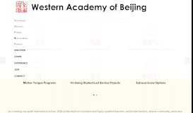 
							         Western Academy of Beijing: International School in Beijing | Top ...								  
							    