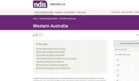 
							         Western Australia | NDIS								  
							    