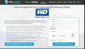 
							         Western Digital Fully-managed EDI | B2BGateway								  
							    