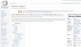 
							         Western Digital - Wikipedia								  
							    