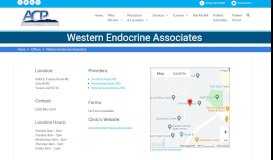 
							         Western Endocrine Associates – Arizona Community Physicians								  
							    