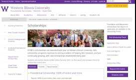 
							         Western Illinois University Scholarship Office - Western Illinois University								  
							    