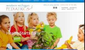 
							         Western Michigan Pediatrics: Home								  
							    