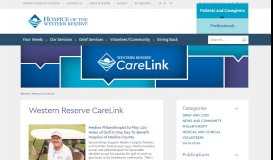 
							         Western Reserve CareLink - Hospice of the Western Reserve								  
							    