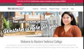 
							         Western Technical College | The affordable path to a great career and ...								  
							    