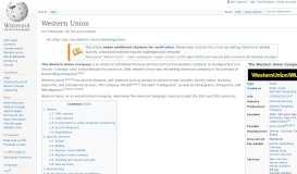 
							         Western Union - Wikipedia								  
							    