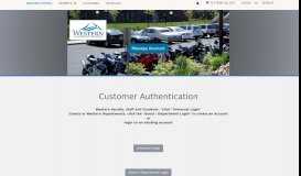 
							         Western Washington University - Customer Authentication								  
							    