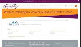 
							         Western Washington University Student Health Center - OpenNotes								  
							    