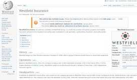 
							         Westfield Insurance - Wikipedia								  
							    