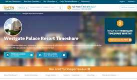 
							         Westgate Palace Timeshares | Orlando, Florida - SellMyTimeshareNOW								  
							    