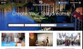 
							         Westgate Resorts | Official Website								  
							    