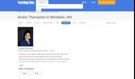 
							         Westlake Arabic Therapist - Arabic Therapist ... - Psychology Today								  
							    