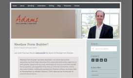 
							         Westlaw Form Builder? - Adams on Contract Drafting								  
							    