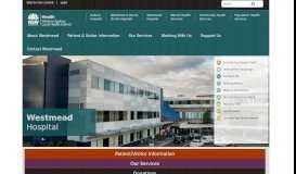 
							         Westmead Hospital - WSLHD								  
							    