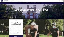
							         Westminster College | Liberal Arts | Salt Lake City, UT								  
							    