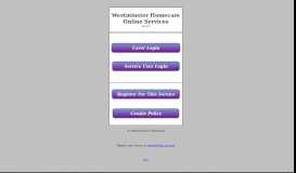 
							         Westminster Homecare Online Services								  
							    