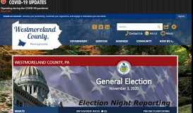 
							         Westmoreland County, PA - Official Website | Official Website								  
							    