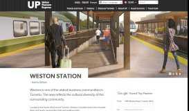 
							         Weston Station | UP Express								  
							    