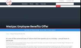 
							         Westpac Employee Benefits Offer | Intrepid Travel AU								  
							    