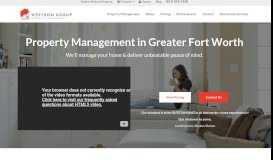 
							         Westrom Group: Property Management Services in Dallas, Saginaw								  
							    