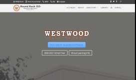 
							         Westwood High School | Round Rock ISD								  
							    
