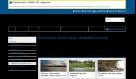 
							         Wetlands and climate change - information resources | Department of ...								  
							    