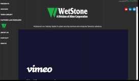 
							         WetStone Technologies: Home								  
							    