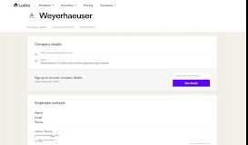 
							         Weyerhaeuser - Email Address Format & Contact Phone ...								  
							    