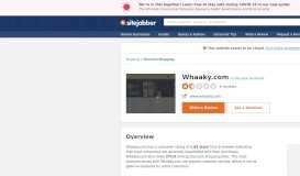 
							         Whaaky.com Reviews - 8 Reviews of Whaaky.com | Sitejabber								  
							    