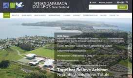 
							         Whangaparaoa College - New Zealand								  
							    