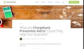 
							         What are Chargeback Prevention Alerts? Could They Help Your ...								  
							    
