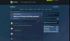 
							         what are P-body and Atlas gender? :: Portal 2 General Discussions								  
							    
