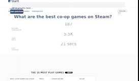 
							         What are the best co-op games on Steam? - Slant								  
							    