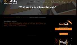 
							         What are the best franchise leads? How to generate the best franchise ...								  
							    