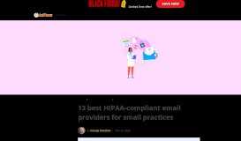 
							         What are the best HIPAA-compliant email providers for small practices ...								  
							    