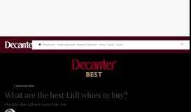 
							         What are the best Lidl wines to buy? - Decanter								  
							    
