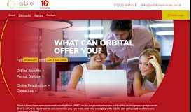 
							         What can orbital offer you? - Orbital Services								  
							    