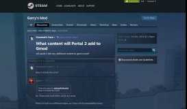 
							         What content will Portal 2 add to Gmod :: Garry's Mod Help / Problems ...								  
							    
