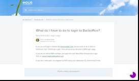 
							         What do I have to do to login to Backoffice? | Enagic Web ...								  
							    