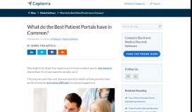 
							         What do the Best Patient Portals have in Common? - Capterra Blog								  
							    